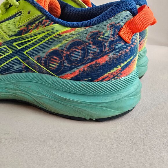 ASICS Noosa Tri 13 Running Shoes Womens 5 Neon Multicolor Sneakers Work Out - Picture 6 of 10